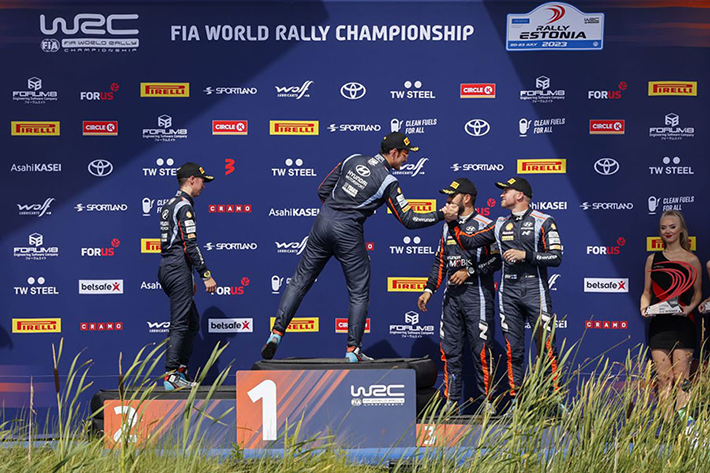 DOMINATION SANS PARTAGE POUR KALLE ROVANPERA AU RALLYE D'ESTONIE 2 Double pour Hyundai