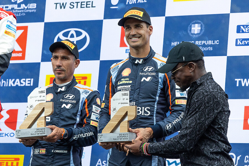 UN DOUBLE POUR TOYOTA GAZOO DANS L'EPOPEE GRECQUE 4 Acropolis Rally Dani Sordo (Hyundai)