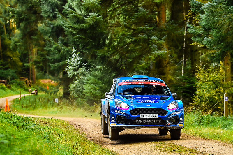 Fourmaux scelle le titre de champion britannique des rallyes avec la victoire du Yorkshire 1 Fourmaux Coria en action dans le Yorkshire