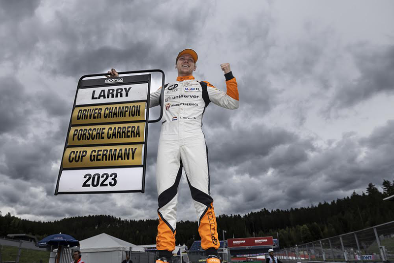 LARRY TEN VOORDE REMPORTE LA TROISIEME COURONNE DE LA PORSCHE CARRERA CUP 1 Larry ten Voorde (Team GP Elite)