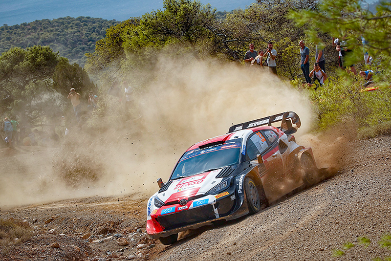 RALLYE DE L'ACROPOLE THIERRY NEUVILLE LEADER DEVANT SEBASTIEN OGIER 3 Acropolis Rally Sébastien Ogier