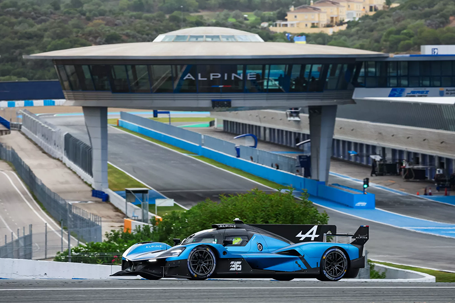 Alpine A 424 essai à Jerez