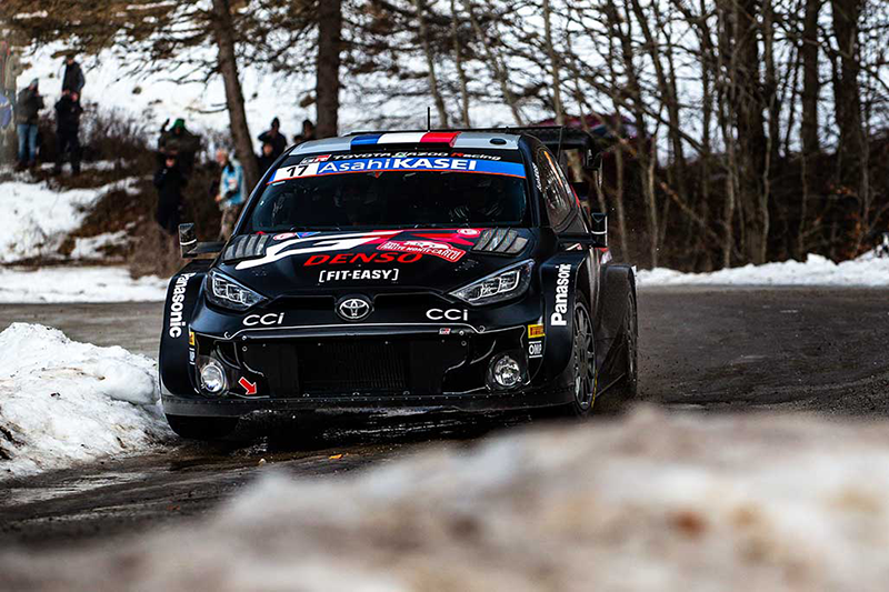 MONTE CARLO 2024 DOUBLE POUR TOYOTA GAZOO RACING 2 Voiture 17 (Sébastien Ogier, Vincent Landais)