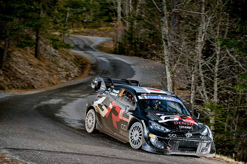 MONTE CARLO 2024 DOUBLE POUR TOYOTA GAZOO RACING 3 Voiture 18 (Takamoto Katsuta, Aaron Johnston)