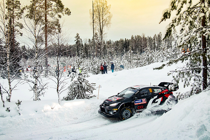 ESAPEKKA LAPPI PROCHE DE LA VICTOIRE EN SUEDE 2 Voiture 18 (Takamoto Katsuta, Aaron Johnston)