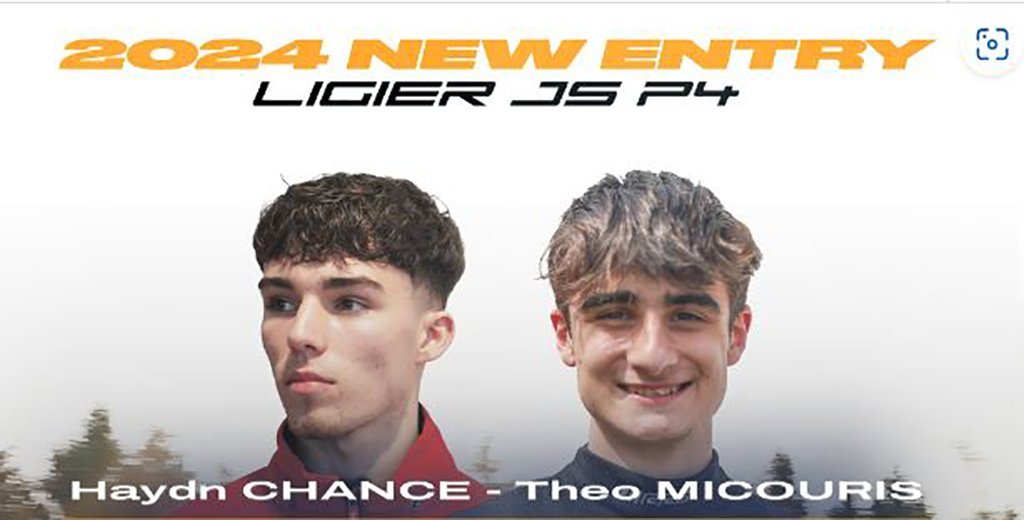 HAYDN CHANCE ET THEO MICOURIS AU VOLANT DE LA LIGIER JS P4 DU TEAM VIRAGE 5 Pilotes