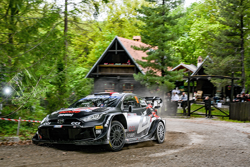 WRC CROATIE BATAILLE SERREE ENTRE NEUVILLE, EVANS ET OGIER 4 Voiture 17 (Sébastien Ogier, Vincent Landais)