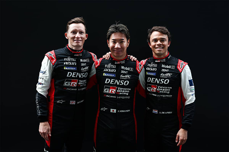 Le Mans attend TOYOTA GAZOO Racing : Objectif victoire pour la sixième fois ! 2 Mike Conway, Kamui Kobayashi et Nyck de Vries