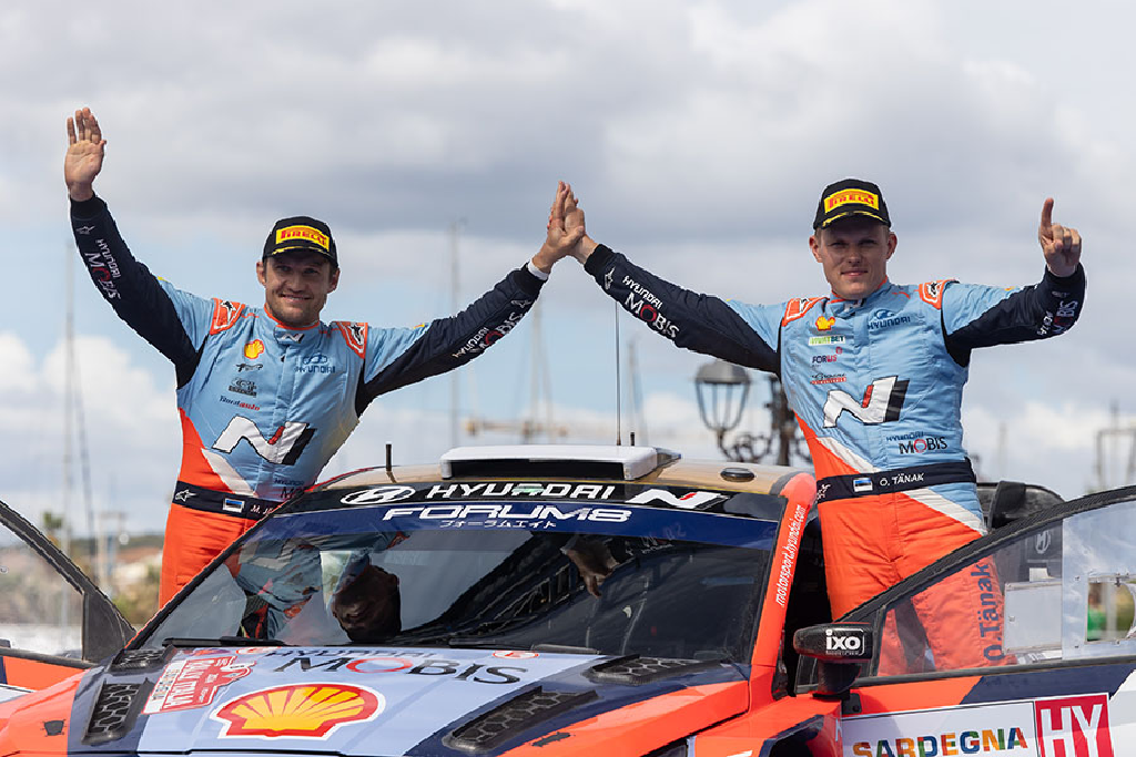 Deux dixièmes de seconde séparent Tänak d'Ogier dans l'une des arrivées les plus serrées de l'histoire du WRC !