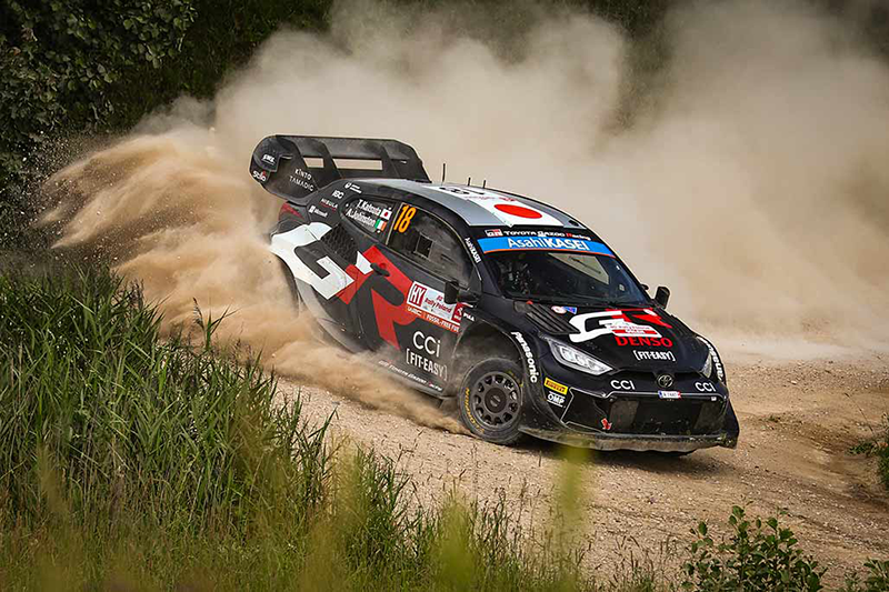 WRC: Le chat et la souris : Rovanperä et Evans se poursuivent en Pologne 3 Voiture 18 (Takamoto Katsuta, Aaron Johnston)