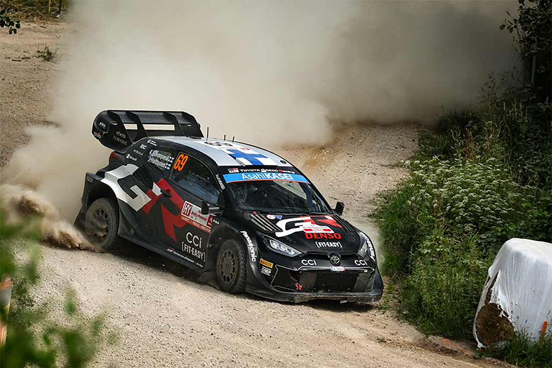 WRC: Le chat et la souris : Rovanperä et Evans se poursuivent en Pologne 1 Voiture 69 (Kalle Rovanperä, Jonne Halttunen)