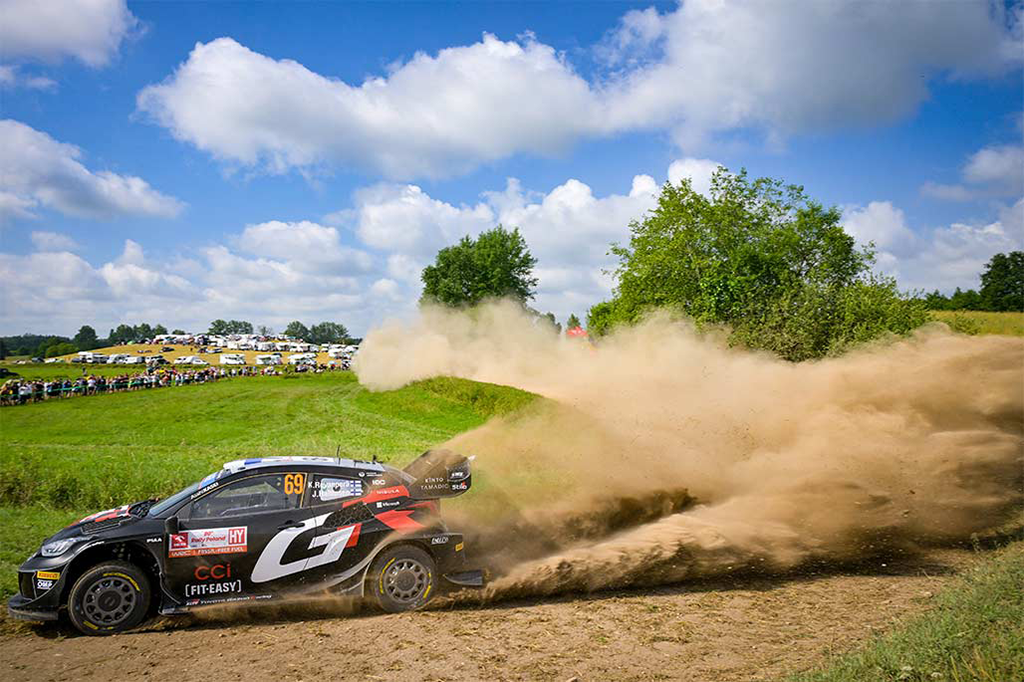 WRC Pologne: Le Finlandais Rovanperä s'empare de la pole position pour Toyota 5 Voiture 69 (Kalle Rovanperä, Jonne Halttunen)
