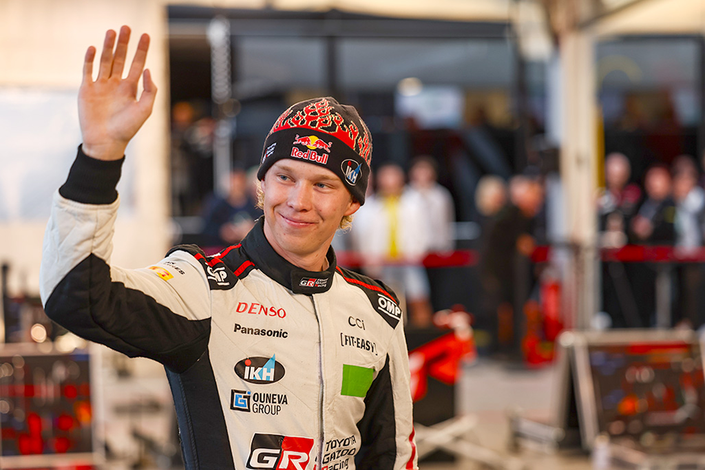 WRC Finlande Kalle Rovanperä aux commandes Tänack out. 5 Kalle Rovanperä