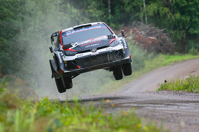 WRC Finlande Kalle Rovanperä aux commandes Tänack out. 1 Voiture 69 (Kalle Rovanperä, Jonne Halttunen)