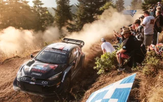 Rallye de l&rsquo;Acropole Neuville prend le lead Ogier troisième