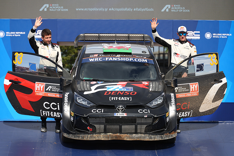 Neuville, un pas de plus vers le titre ! Ogier sauve les meubles 2 Voiture 33 (Elfyn Evans, Scott Martin)