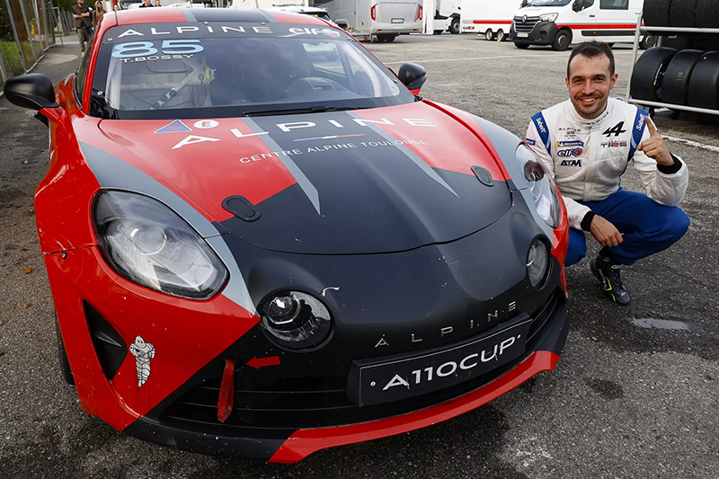 Charles Roussanne, nouveau roi de l'Alpine ELF Cup Series 4 Bossy Thibault; Herrero Racing