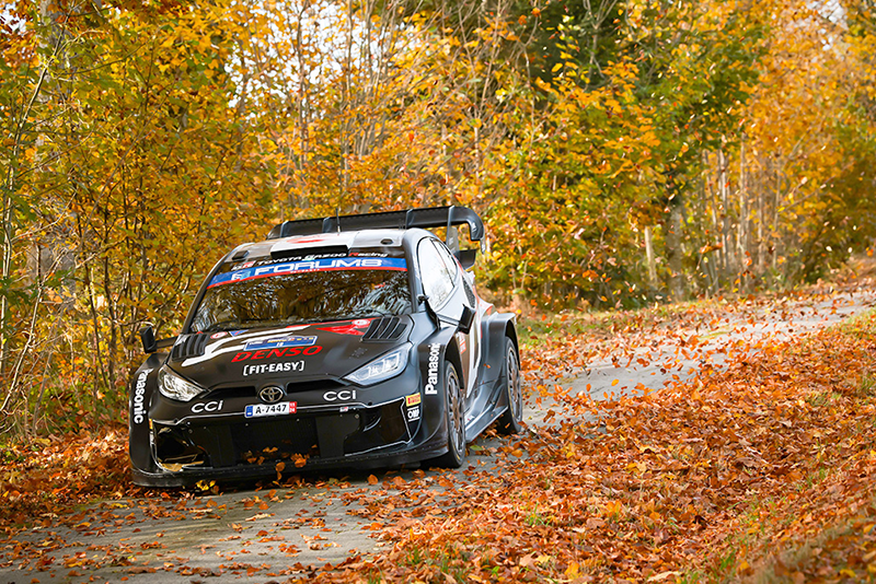 WRC : Tänak s'impose en Europe Centrale et se rapproche de Neuville au championnat 2 Voiture 18 (Takamoto Katsuta, Aaron Johnston)