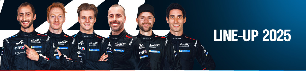 Alpine officialise sa line-up pour la saison 2025 du WEC 3 Alpine_Endurance_-_Line_Up_2025