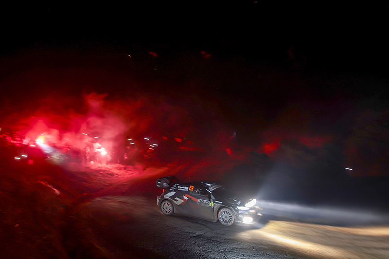 La glissade coûteuse d'Ogier à Monte-Carlo, profite à Thierry Neuville 3 Voiture 69 (Kalle Rovanperä, Jonne Halttunen)