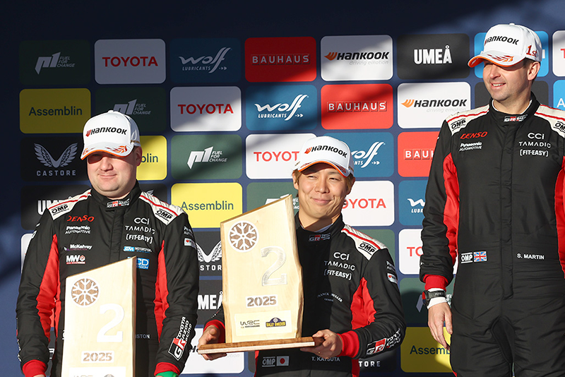 Toyota Gazoo Racing réalise un doublé historique sur les neiges suédoises 2 Aaron Johnston, Takamoto Katsuta