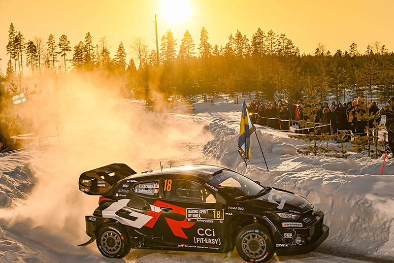 WRC Rallye de Suède : Evans et Katsuta toujours en tête pour TOYOTA GAZOO Racing 2 Voiture 18 (Takamoto Katsuta, Aaron Johnston)