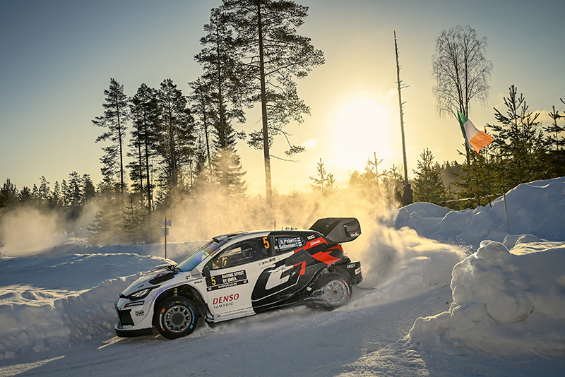 WRC Rallye de Suède : Evans et Katsuta toujours en tête pour TOYOTA GAZOO Racing 4 Voiture 5 (Sami Pajari, Marko Salminen)