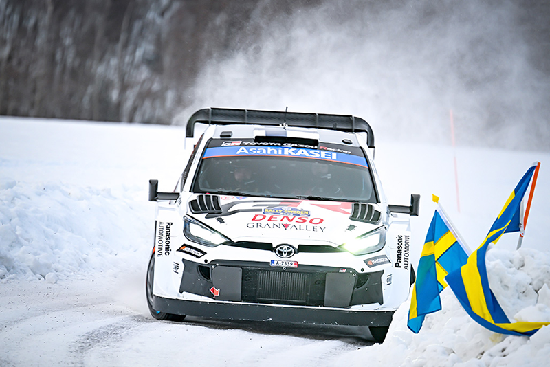 Rallye de Suède : TOYOTA GAZOO Racing en tête sur la neige 2 Voiture 5 (Sami Pajari, Marko Salminen)