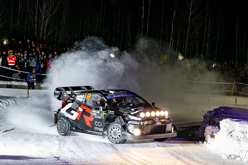 Rallye de Suède : TOYOTA GAZOO Racing en tête sur la neige 1 Voiture 69 (Kalle Rovanperä, Jonne Halttunen)