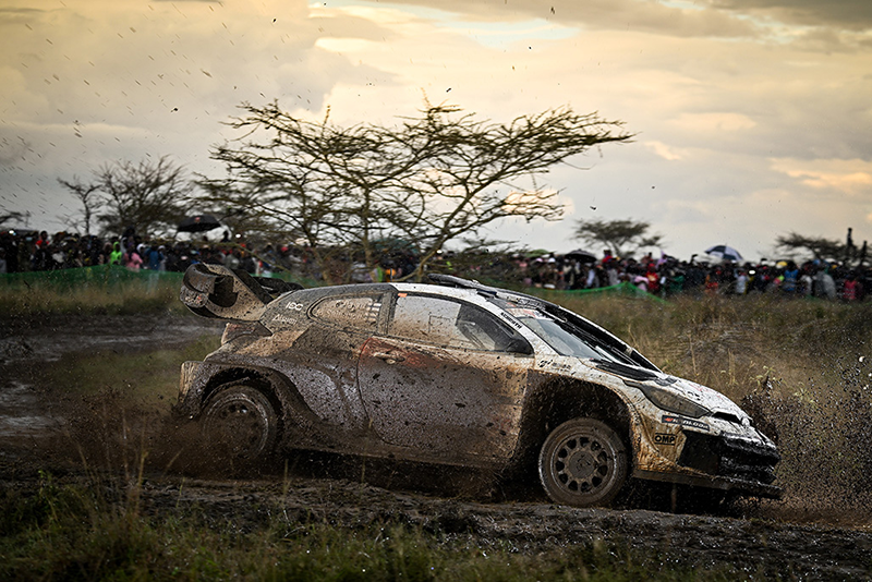 Safari Rally Kenya Evans solide leader après une journée dantesque 4 Voiture 5 (Sami Pajari, Marko Salminen)