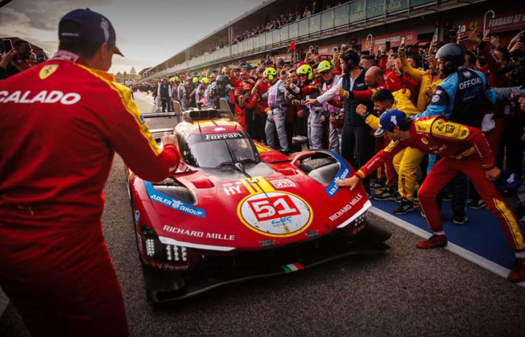 Ferrari triomphe à Imola devant BMW, Peugeot dans le top 10 malgré les péripéties, Alpine sur le podium 3 Ferraru N°51