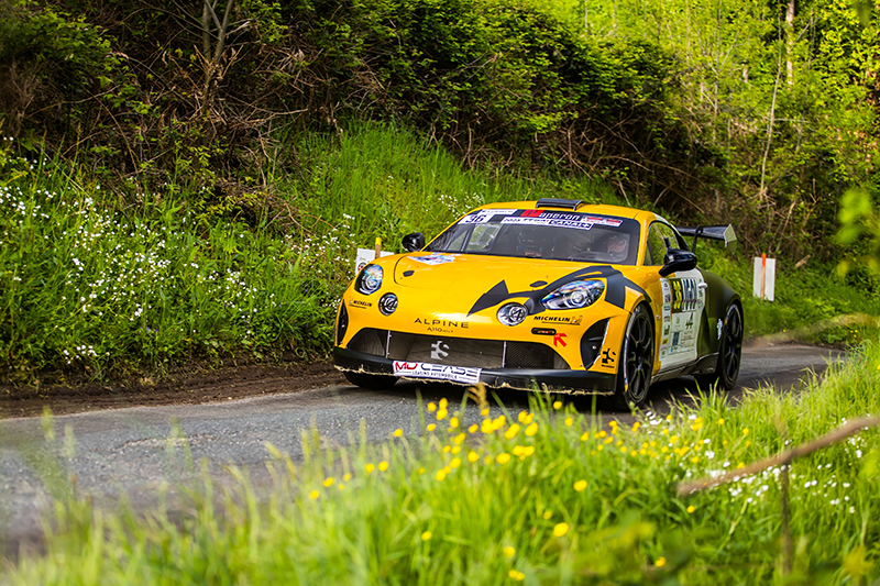 Trophée Alpine ELF Rallye : Roché et Fontalba Triomphent au Rallye Rhône-Charbonnières 4 Fontalba Gregory_Hermet Sephan A110 RGT