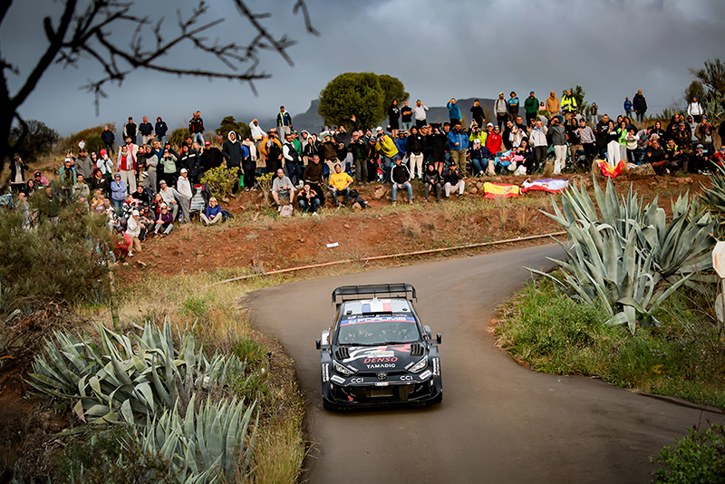 Rally Islas Canarias 2025 : Rovanperä en tête d'un impressionnant top 5 Toyota 3 Voiture 17 (Sébastien Ogier, Vincent Landais)