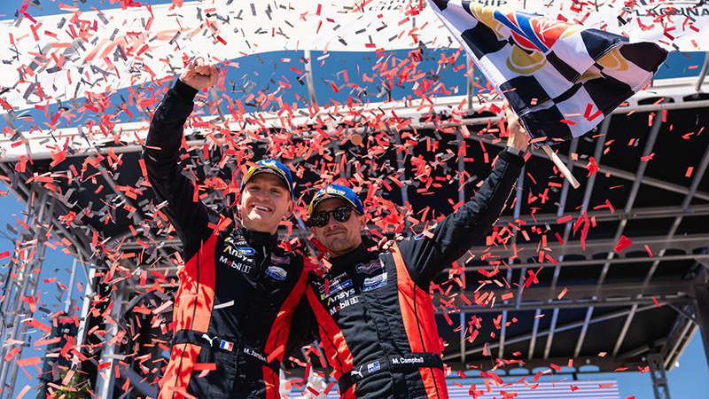 IMSA : Porsche Penske Motorsport Imbattable, Signe une Nouvelle Victoire à Laguna Seca 2 Mathieu Jaminet (FRA), Matt Campbell (AUS) (de gauche à droite)