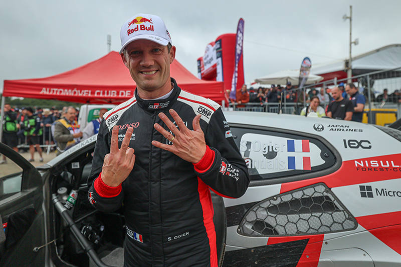 Portugal : Sébastien Ogier et Toyota, un duo de choc qui continue de briller. 1 Sébastien Ogier