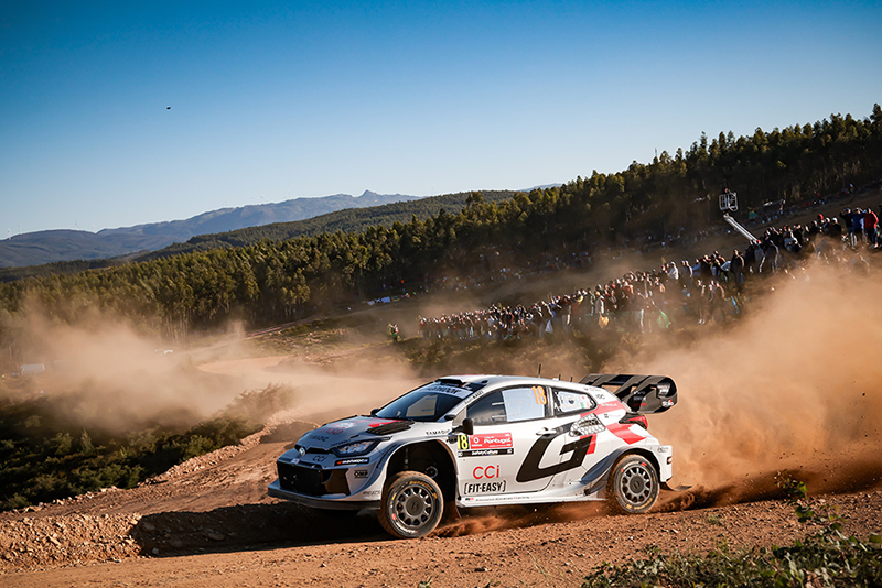 Triplé provisoire pour Toyota au Rallye du Portugal après une journée difficile 4 Voiture 18 (Takamoto Katsuta, Aaron Johnston)