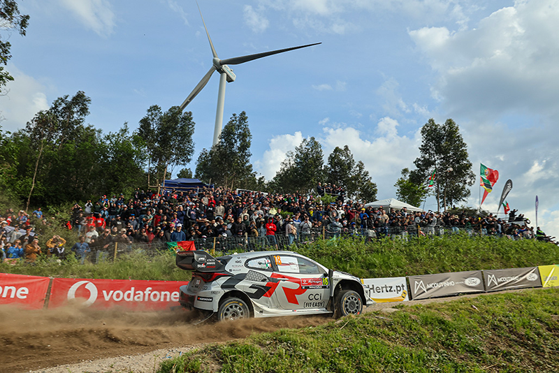 Portugal : Sébastien Ogier et Toyota, un duo de choc qui continue de briller. 6 Voiture 18 (Takamoto Katsuta, Aaron Johnston)