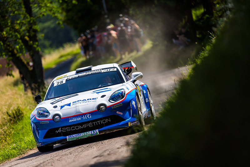 Trophée Alpine ELF Rallye : Astier, Maître des Vosges, Quel que Soit le Temps 2 Bernardi Florian- Castex Xavier A110 RGT