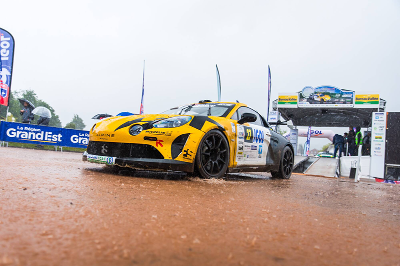 Trophée Alpine ELF Rallye : Astier, Maître des Vosges, Quel que Soit le Temps 4 Fontalba Gregory_Hermet Stephan A110 RGt