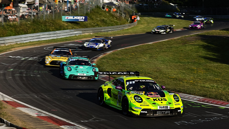 24 Heures Nürburgring : Porsche en force sur le podium ! 4 Porsche 911 GT3 R, Manthey EMA (#911), Kévin Estre (FRA), Ayhancan Güven (TUR), Thomas Preining (AUT)