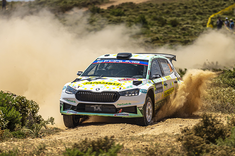Rallye d'Italie Sardaigne : Incroyable victoire à domicile en WRC2 pour l'équipage Škoda ! 2 Rallye-Sardaigne-34-Lindholm-copie