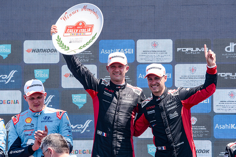 Rallye de Sardaigne: Sébastien Ogier et Toyota GAZOO Racing s'imposent avec brio 1 Sébastien Ogier, Vincent Landais