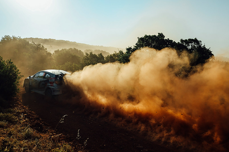 Rallye de Grèce : Ogier et Tänak Co-Leaders après la première spéciale. 2 Voiture 18 (Takamoto Katsuta, Aaron Johnston)