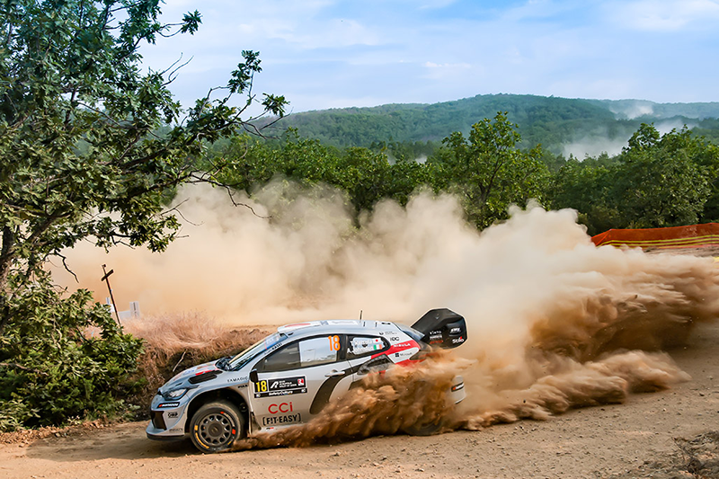 0tt Tanack remporte l'Acropolis Rally devant S. Ogier et A. Fourmaux 5 Voiture 18 (Takamoto Katsuta, Aaron Johnston)