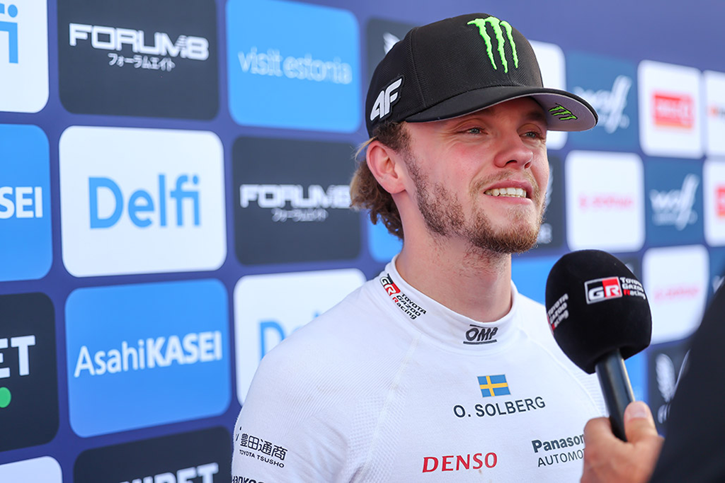 Étonnant ! Oliver Solberg crée la surprise et prend les commandes du Rallye d'Estonie. 5 Olivier Solberg