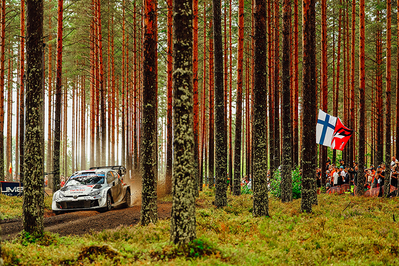 Rallye de Finlande : Kalle Rovanperä et TOYOTA GAZOO Racing en quête de victoire à domicile. 4 Voiture 18 (Takamoto Katsuta, Aaron Johnston)