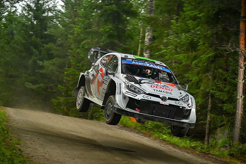 L'éclatante conquête du Rallye de Finlande par TOYOTA GAZOO Racing : les cinq étoiles s'envolent. 4 Voiture 33 (Elfyn Evans, Scott Martin)