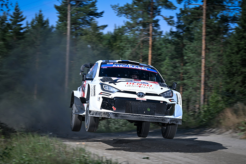 Rallye de Finlande : Kalle Rovanperä et TOYOTA GAZOO Racing en quête de victoire à domicile. 2 Voiture 5 (Sami Pajari, Marko Salminen)
