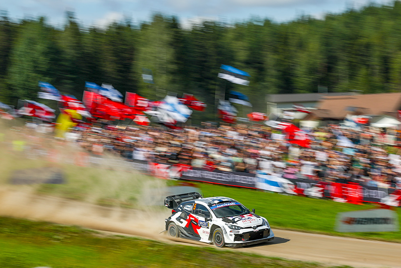 Le GR Yaris Rally1 de Kalle Rovanperä Mène un Top 5 pour Toyota au Rallye de Finlande. 2 Voiture 5 (Sami Pajari, Marko Salminen)