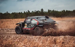 Podium au Portugal : Loeb et Boulanger font briller les Dacia Sandriders 5 Nasser Al Attiyah Rallye Raid Portugal3 copie